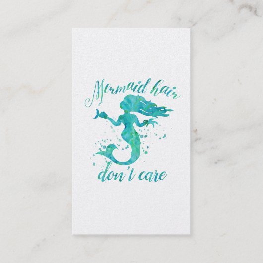 Babyblau Visitenkarte (Rückseite)