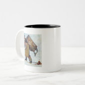 Babyblau Zweifarbige Tasse (Vorderseite Links)