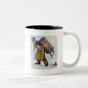 Babyblau Zweifarbige Tasse