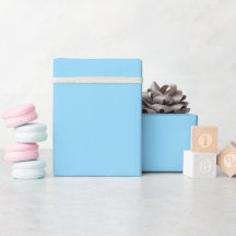 Babyblaues einfarbiges Geschenkpapier Rolle