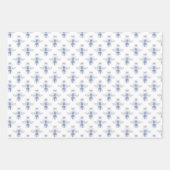 Babyblaues Muster Geschenkpapier Set (Vorderseite)