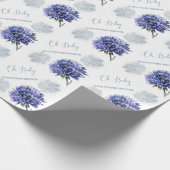 Babyblütendusche Geschenkpapier (Ecke)