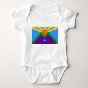 Babybodyanzug mit der Flagge von Manitou Springs Baby Strampler