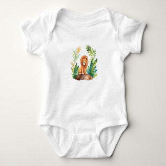Babybodysuit - Löwendesign Baby Strampler