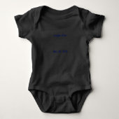 Babybodysuit mit Monogramm Baby Strampler (Vorderseite)