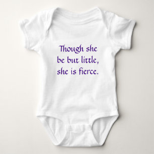 Babybodysuit "zwar ist sie aber wenig " baby strampler
