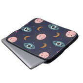 Babyboho, hippie chic Muster. Laptopschutzhülle (Vorne Knopf)