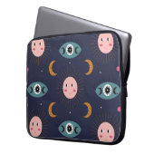 Babyboho, hippie chic Muster. Laptopschutzhülle (Vorderseite Links)