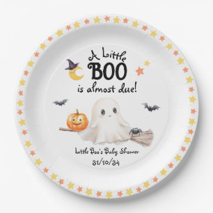 Babyboo Niedliche Halloween-Babyduschplatte Pappteller
