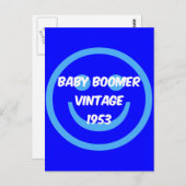 Babyboomer 1953 postkarte (Vorne/Hinten)