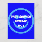 Babyboomer 1953 postkarte (Vorderseite)