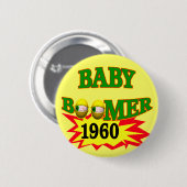 Babyboomer 1960 button (Vorne & Hinten)