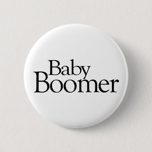 Babyboomer Button (Vorderseite)