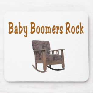 Babyboomer-Felsen lustiges mousepad