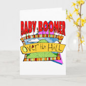 Babyboomer-Geburtstage Karte (Gelbe Blume)