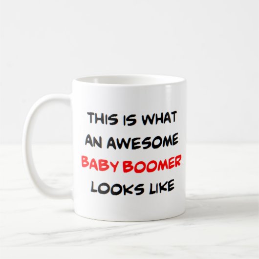 Babyboomer, phantastisch kaffeetasse (Links)