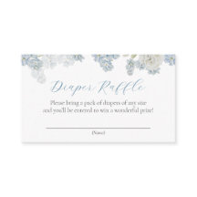 Babyboy Blue Floral-Wählkarte