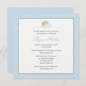 Babyboy-Taufe Einladung (Vorne/Hinten)