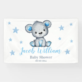 Babyboy Teddy Bär Banner Schildkrötendusche