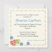 Babyboys, Buttons & Bears Einladung (Rückseite)