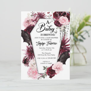 Babybrauen Baby Shower Einladung