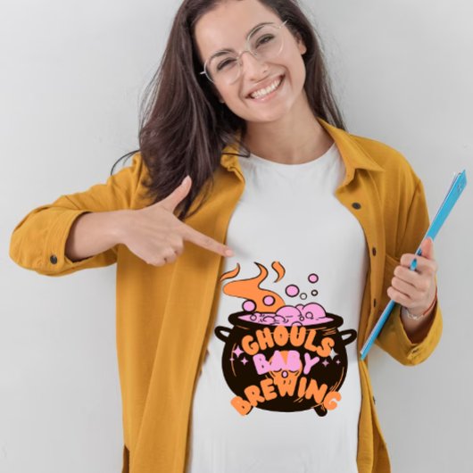 Babybrauen in Ghoul , Kinderankündigung zu Hallowe T-Shirt