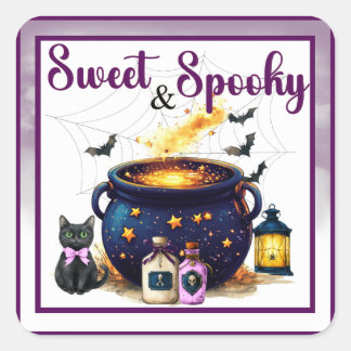 Babybrauen Quadratischer Aufkleber