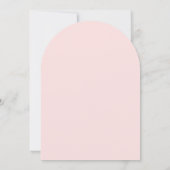 Babybrautee Party Mädchen Babydusche pink Einladung (Rückseite)