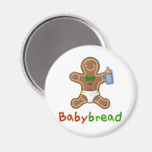Babybread Gingerbread Man Magnet (Vorderseite/Rückseite)