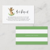 Babybriefe für Wasserfarben - Geschirrspülkarte Visitenkarte (Vorne/Hinten)