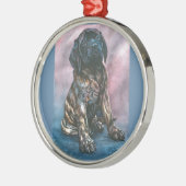 BabyBrindle Mastiff Ornament Aus Metall (Links)