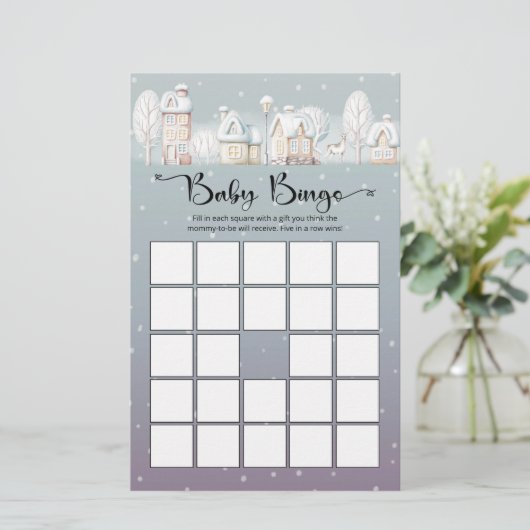 Babybringspiel mit Schneehaus (Stehend Vorderseite)