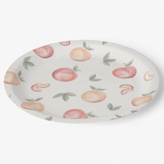 Babybro-Geburtstag oder Babydusche Pappteller (Schrägansicht)