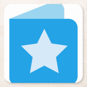 Babybuch Rechteckiger Pappuntersetzer