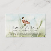 Babybuchanfrage für Enten/Mallard-Wasserfarben Begleitkarte (Vorderseite)