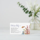 Babybücher Begleitkarte (Stehend Vorderseite)