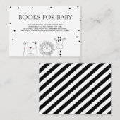 Babybücher Bringen Sie ein Buch mit Schwarz-weißen Begleitkarte (Vorne/Hinten)