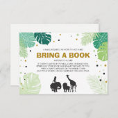 Babybücher Bringen Sie ein Buch Safari Tiere Jungl Begleitkarte (Vorne/Hinten)