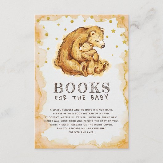 Babybücher für Wasserfarben Begleitkarte (Vorderseite)