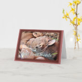 BAbyBunnies-jedes Mal individuell anpassen Karte (Gelbe Blume)