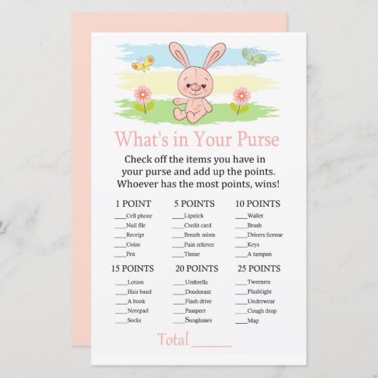 Babybunny Was ist in deinem Handyspiel? (Vorne/Hinten)