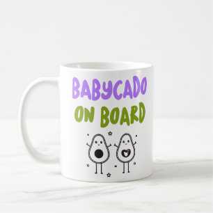 Babycado an Bord der Schwangerschaft Ankündigung Kaffeetasse