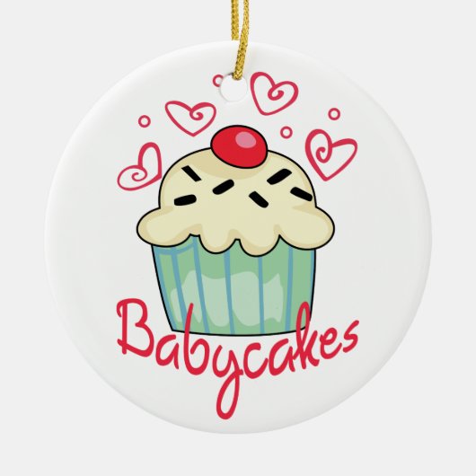 Babycakes Keramik Ornament (Vorne)