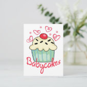 Babycakes Postkarte (Stehend Vorderseite)