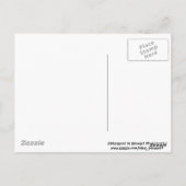 Babychipmunk mit Erdbeere Postkarte (Rückseite)