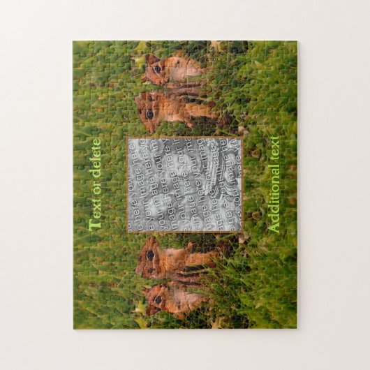 Babychipsätze gestalten Ihr eigenes Foto Puzzle (Vertikal)