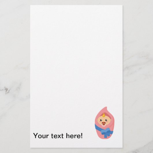 Babyclipse Briefpapier (Vorderseite)
