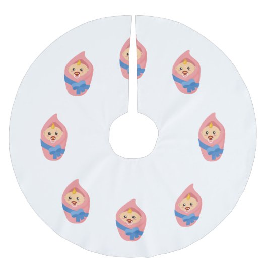 Babyclipse Polyester Weihnachtsbaumdecke (Vorderseite)