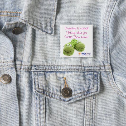 BabyCrazy Logo, Knopf. Button (Beispiel)