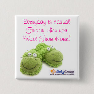 BabyCrazy Logo, Knopf. Button